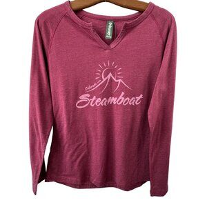 Ouray Essential TShirt Size Medium Steamboat Colorado Hawthorn Rose Heather NEW